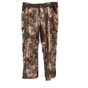 Realtree Womens Size Large Camouflage Fleece Lined Pants Hunting Camo Winter